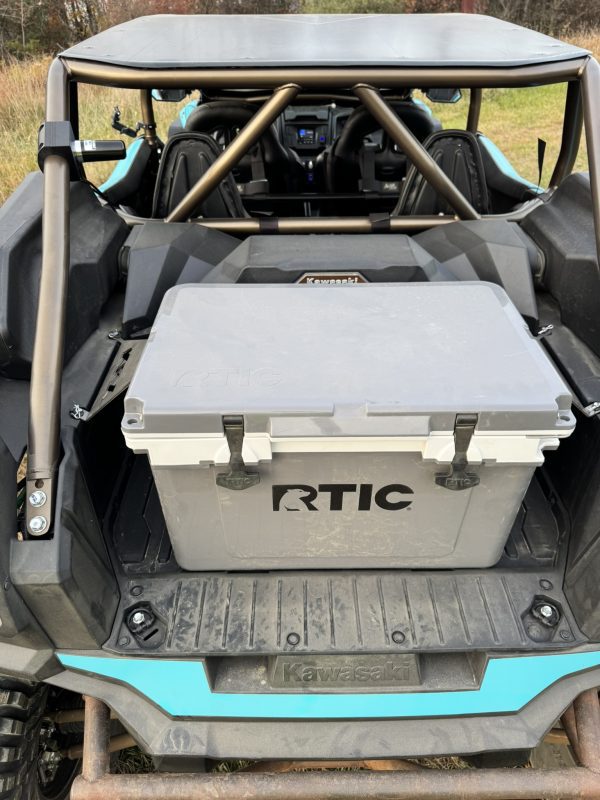 krx cooler mount bracket rtic yeti 32 qt quart krx4 krx1000 kawasaki bed