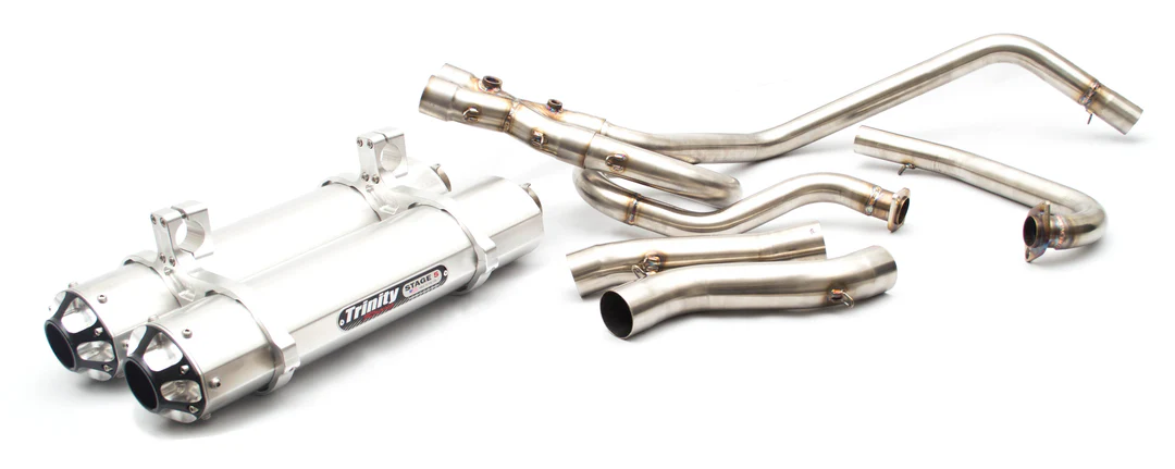 teryx 800 full exhaust system performance system stainless kawasaki utv sxs teryx800 teryx4 horsepower