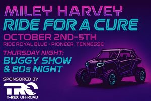 miley harvey ride for a cure ride royal blue cancer benefit pioneer tennessee tackett creek krx mafia