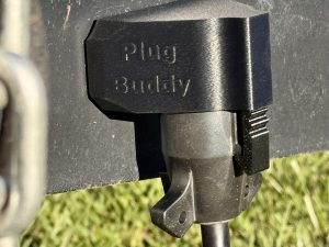 plug buddy holder RV 7 way trailer camper storage magnetic